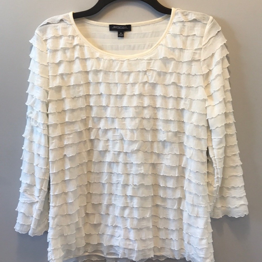 Notations long sleeve top